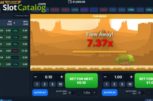 Οθόνη2. Texas Gold Flight of Riches Κουλοχέρης
