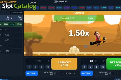Οθόνη3. Texas Gold Flight of Riches Κουλοχέρης