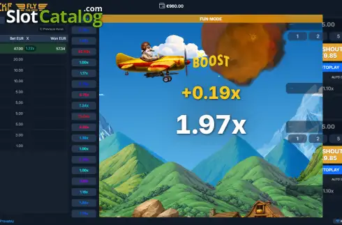 Οθόνη3. Klondike Fly for Gold Κουλοχέρης