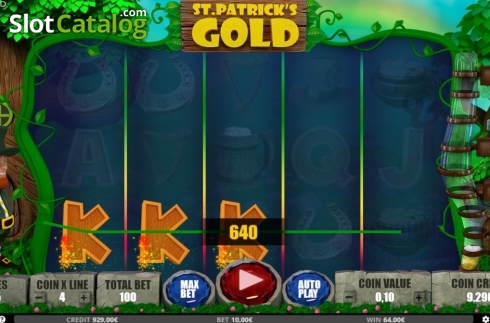 Οθόνη3. St Patricks Gold Κουλοχέρης