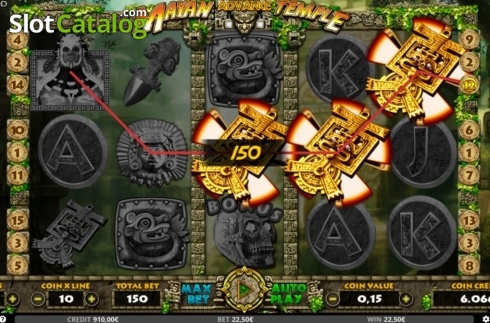 Οθόνη4. Mayan Temple Advance Κουλοχέρης