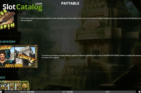 Οθόνη7. Mayan Temple Advance Κουλοχέρης