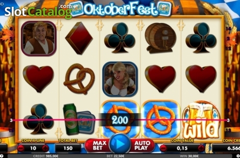 Οθόνη3. Oktoberfest (Capecod Gaming) Κουλοχέρης