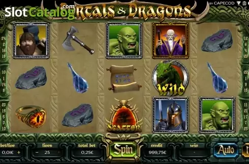 Οθόνη 1. Portals & Dragons Κουλοχέρης 