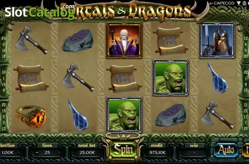 Οθόνη 4. Portals & Dragons Κουλοχέρης 