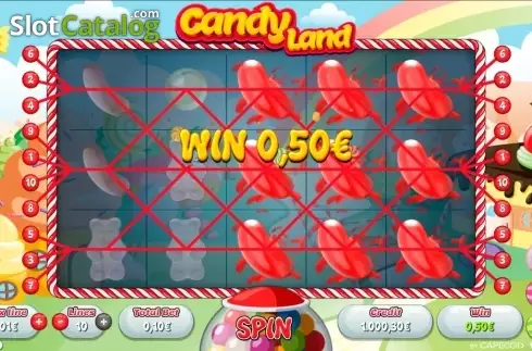 Νίκη. Candy Land (Capecod Gaming) Κουλοχέρης