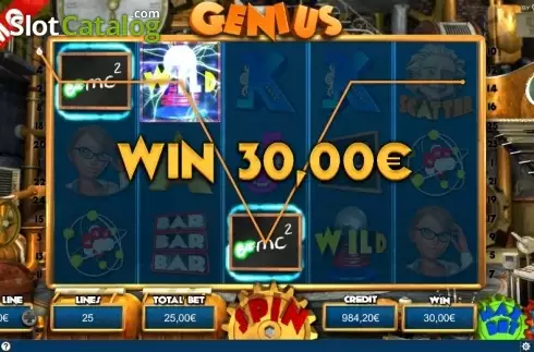 Οθόνη5. Genius (Capecod Gaming) Κουλοχέρης