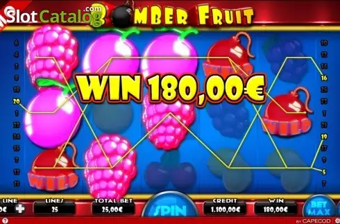 Οθόνη4. Bomber Fruit Κουλοχέρης 