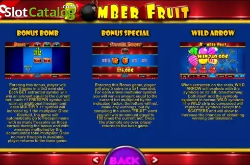 Οθόνη7. Bomber Fruit Κουλοχέρης 