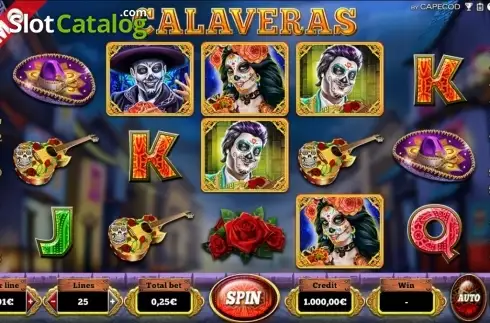 Οθόνη3. Calaveras Κουλοχέρης 