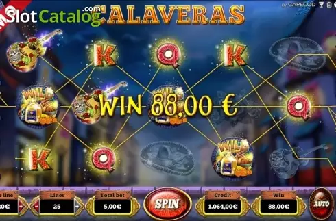 Οθόνη7. Calaveras Κουλοχέρης 