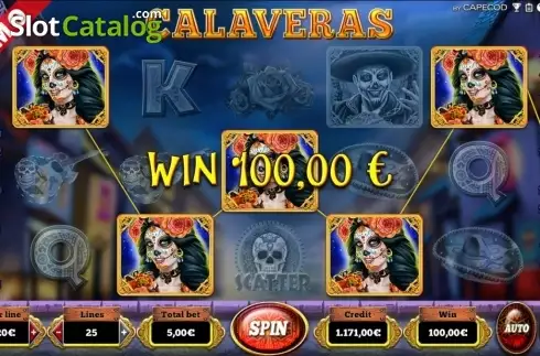 Οθόνη8. Calaveras Κουλοχέρης 