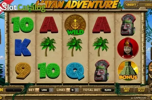 Οθόνη2. Mayan Adventure Κουλοχέρης
