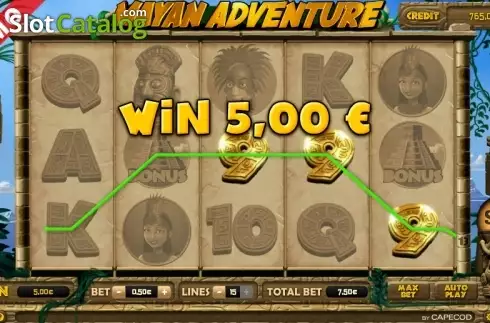 Οθόνη3. Mayan Adventure Κουλοχέρης