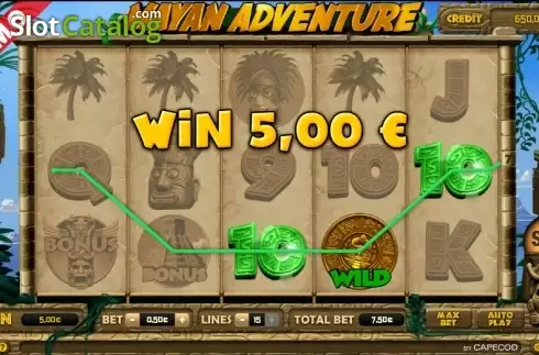 Οθόνη4. Mayan Adventure Κουλοχέρης