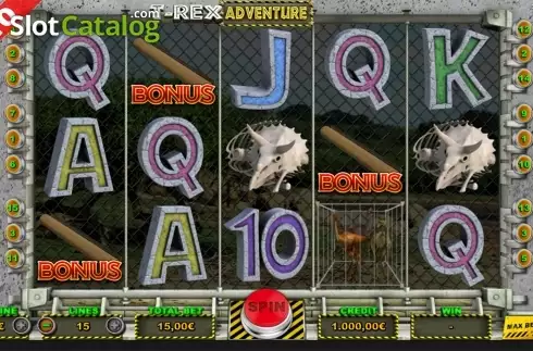 Οθόνη2. T Rex Adventure Κουλοχέρης 