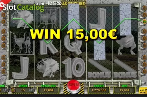 Οθόνη6. T Rex Adventure Κουλοχέρης 
