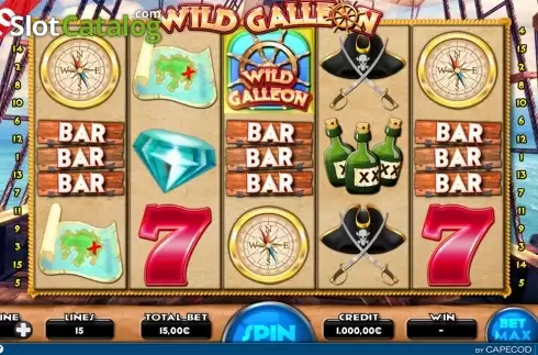 Οθόνη2. Wild Galleon Κουλοχέρης