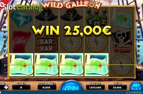 Οθόνη3. Wild Galleon Κουλοχέρης