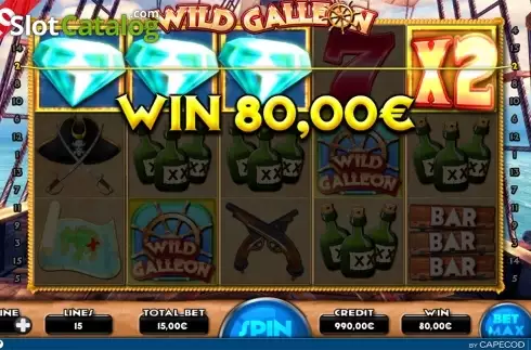 Οθόνη6. Wild Galleon Κουλοχέρης