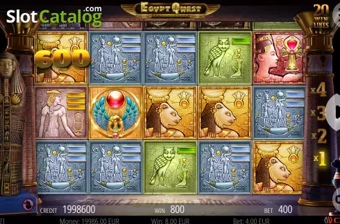 Οθόνη3. Egypt Quest (Casimi) Κουλοχέρης