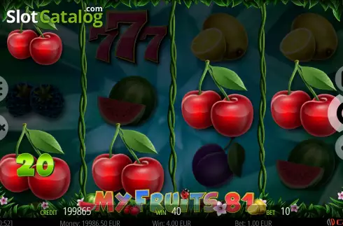 Οθόνη4. My Fruits 81 Κουλοχέρης