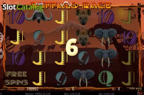 Οθόνη4. Buffalo Race Κουλοχέρης