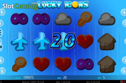 Οθόνη4. Lucky Icons Κουλοχέρης 