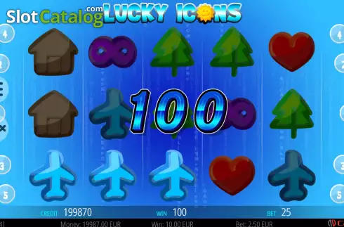 Οθόνη5. Lucky Icons Κουλοχέρης 