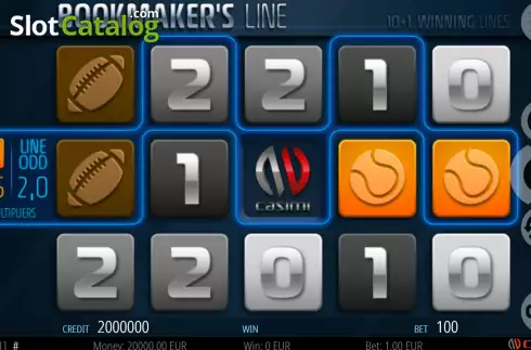 Οθόνη2. Bookmaker's Line Κουλοχέρης 