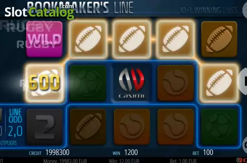 Οθόνη3. Bookmaker's Line Κουλοχέρης 