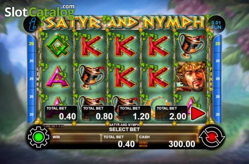 Οθόνη2. Satyr and Nymph (Casino Technology) Κουλοχέρης