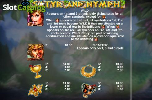 Οθόνη7. Satyr and Nymph (Casino Technology) Κουλοχέρης