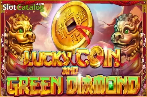 Lucky Coin and Green Diamond Λογότυπο