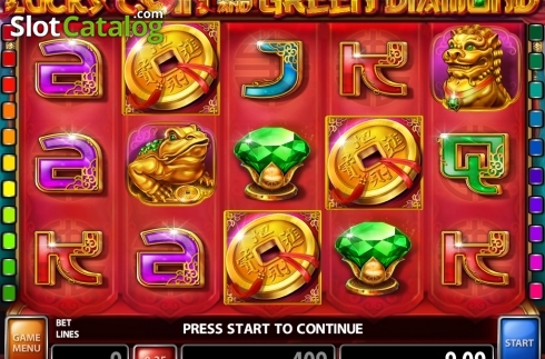 Οθόνη2. Lucky Coin and Green Diamond Κουλοχέρης 