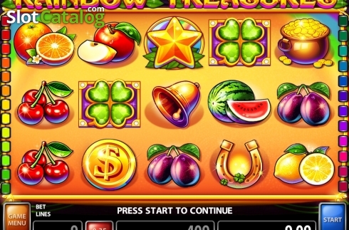 Οθόνη2. Rainbow Treasures (Casino Technology) Κουλοχέρης