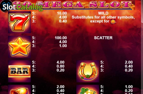 Οθόνη6. 20 Mega Slot Κουλοχέρης