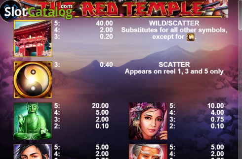 Οθόνη6. The Red Temple (Casino Technology) Κουλοχέρης