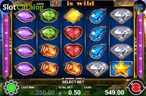 Οθόνη2. 50 Shining Jewels Κουλοχέρης