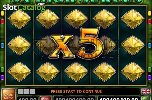 Οθόνη5. 5X High Jewels Κουλοχέρης