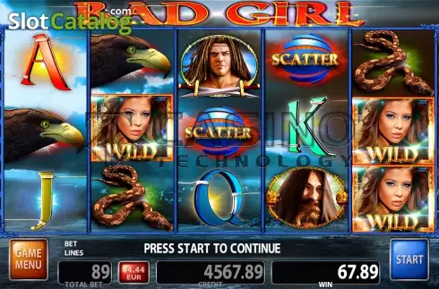 Οθόνη2. Bad Girl Κουλοχέρης