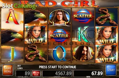 Οθόνη3. Bad Girl Κουλοχέρης