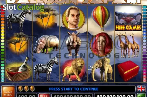Οθόνη3. Balloon Safari Κουλοχέρης