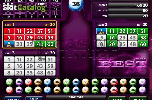 Οθόνη2. Bingo Best Κουλοχέρης