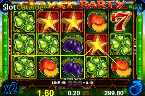 Οθόνη3. Clover Party Κουλοχέρης