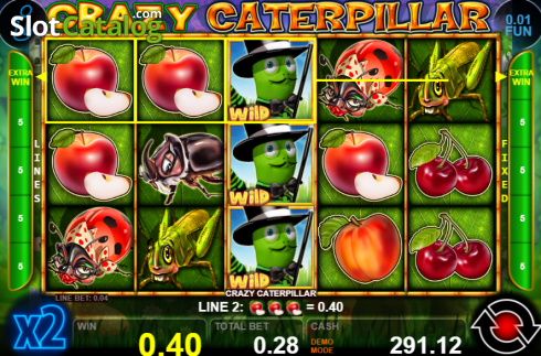 Οθόνη4. Crazy Caterpillar Κουλοχέρης