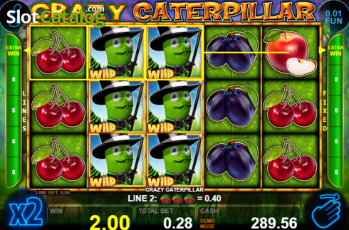Οθόνη5. Crazy Caterpillar Κουλοχέρης