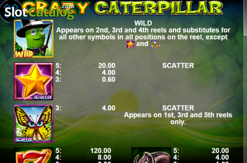 Οθόνη6. Crazy Caterpillar Κουλοχέρης