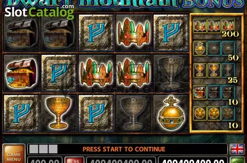 Οθόνη5. Dwarf Mountain Riches Κουλοχέρης 