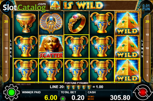 Οθόνη4. Fortune Pyramid Κουλοχέρης